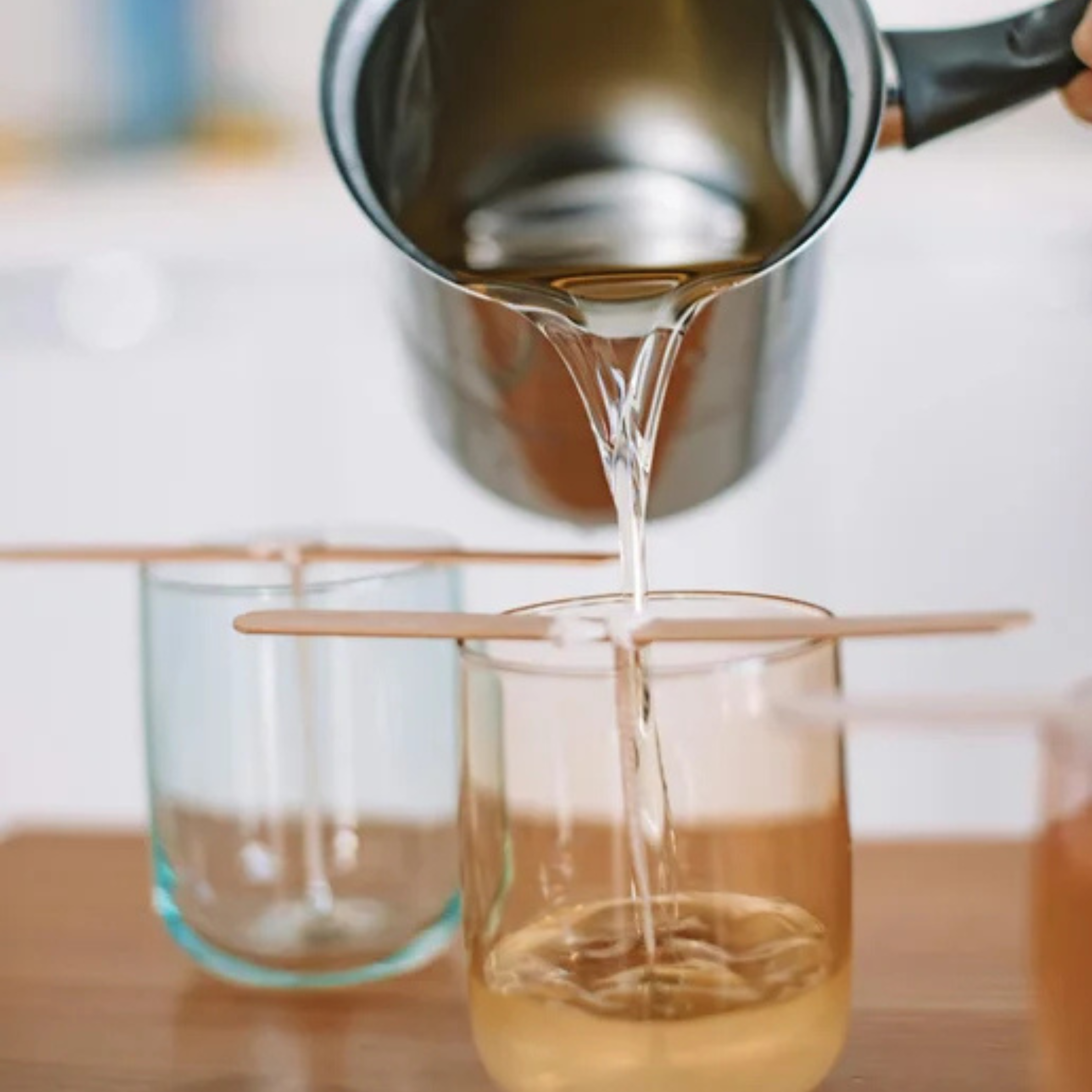 Kerzen selber machen aus alten Kerzenresten