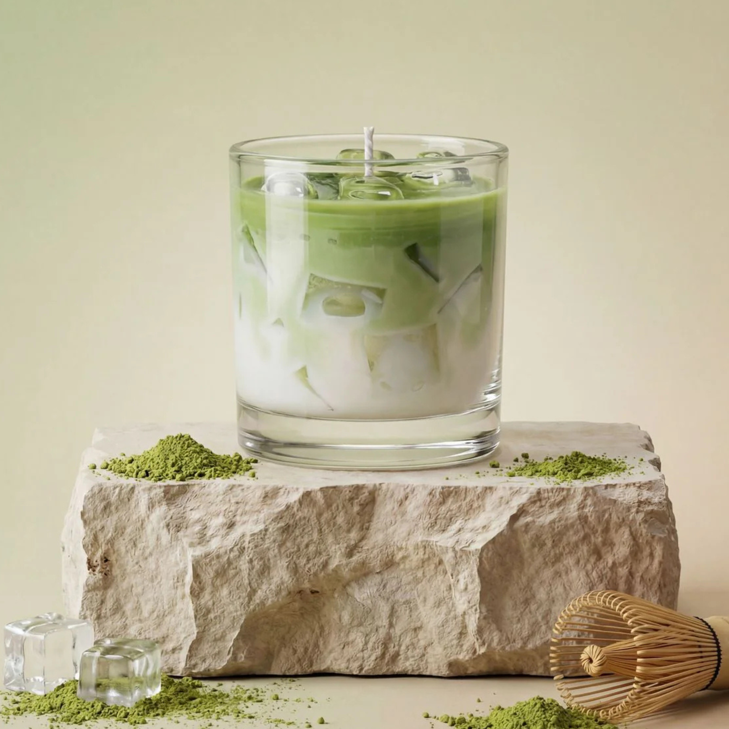 Matcha Kerze selber machen