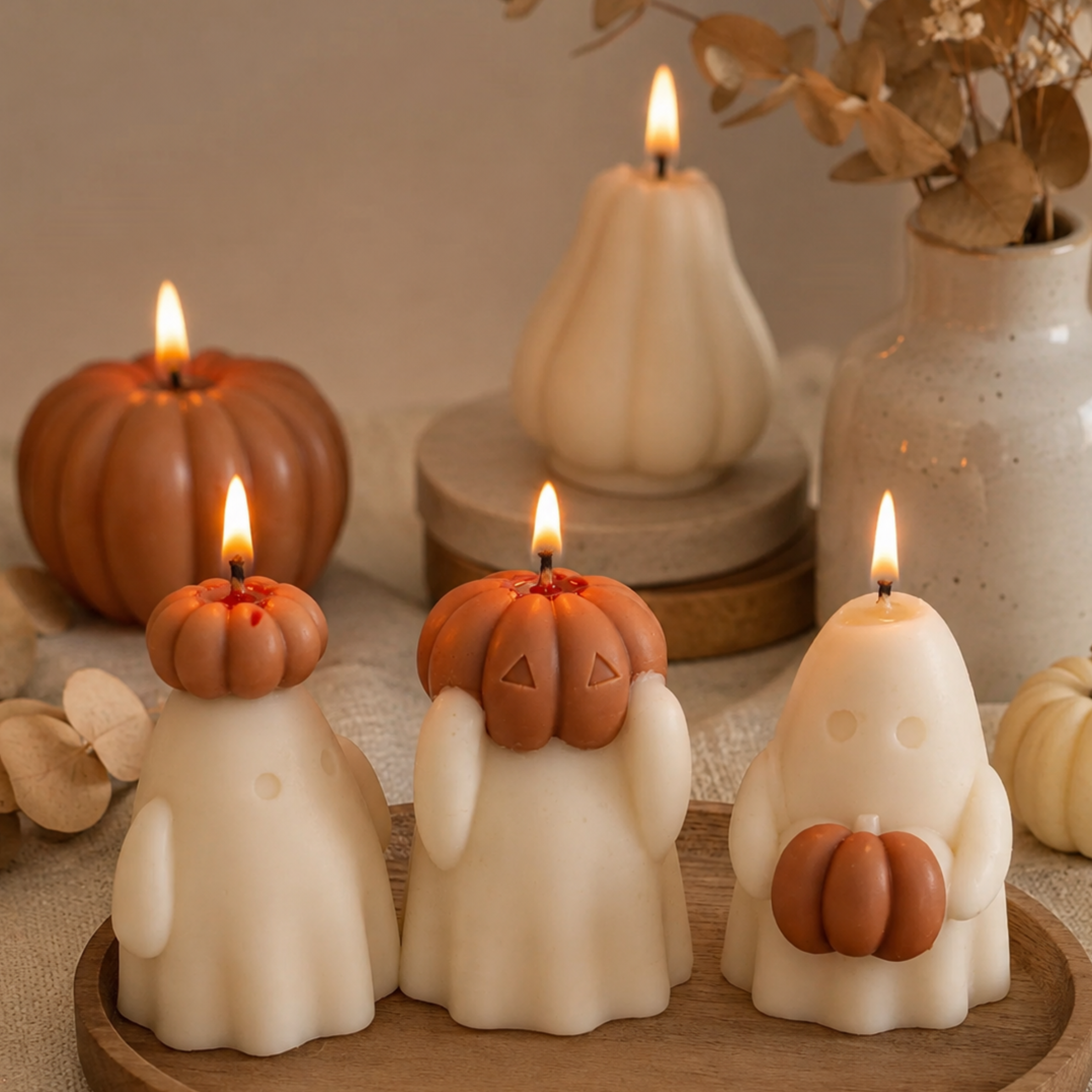 Herbstkerzen selber machen