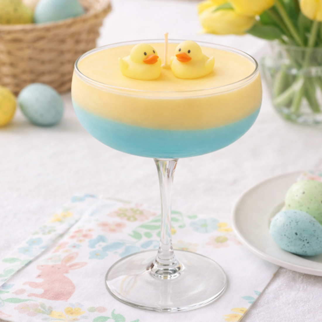 Oster-Cocktailkerzen selbst herstellen: Anleitung