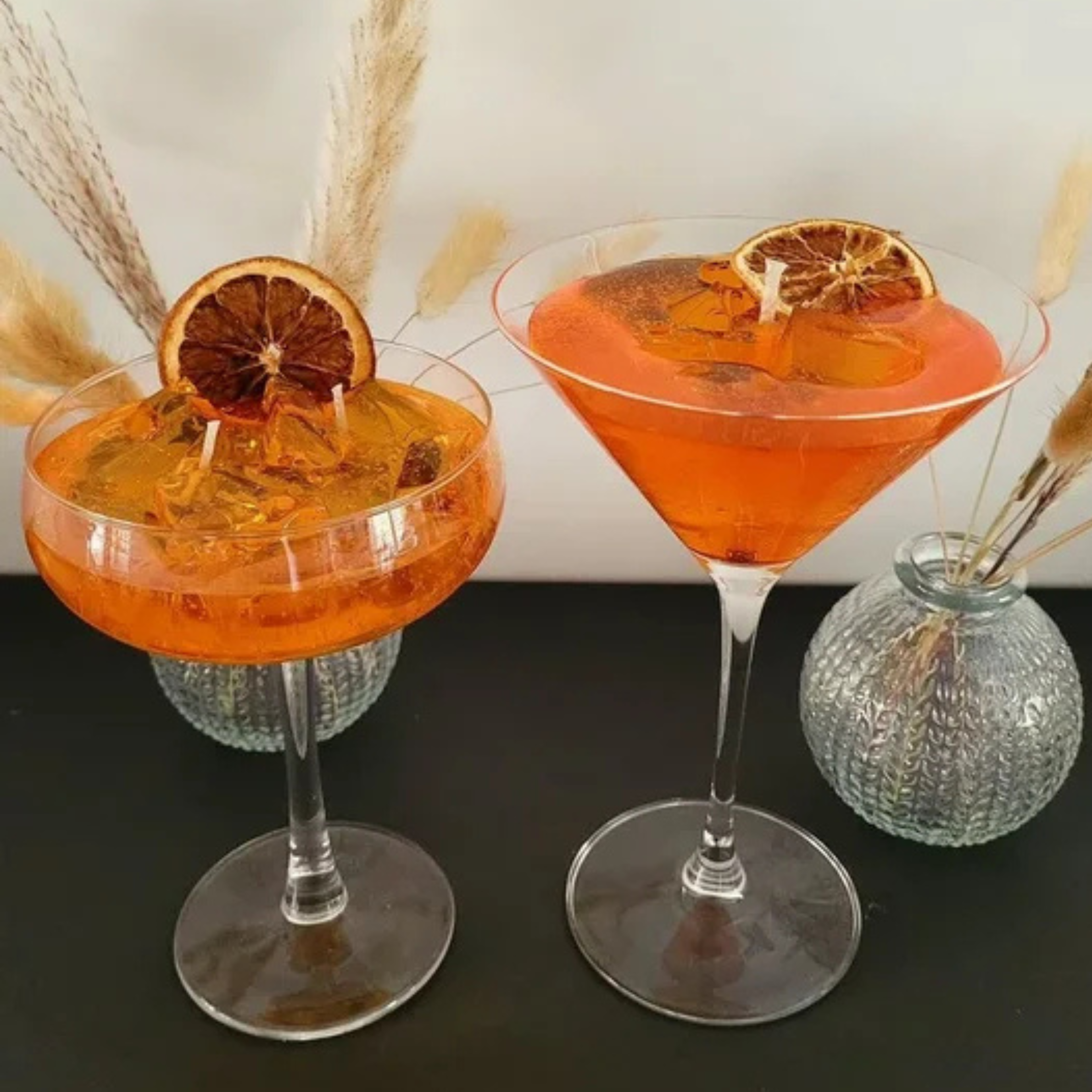 Aperol Spritz Kerzen herstellen: Anleitung