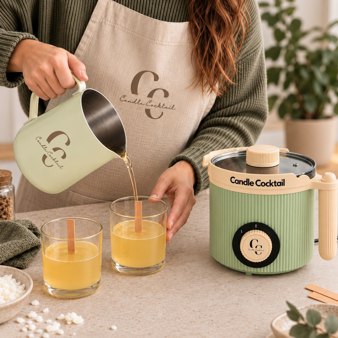 Neuer Candle Cocktail® Wachsschmelzer: Kerzenwachs einfach selber schmelzen