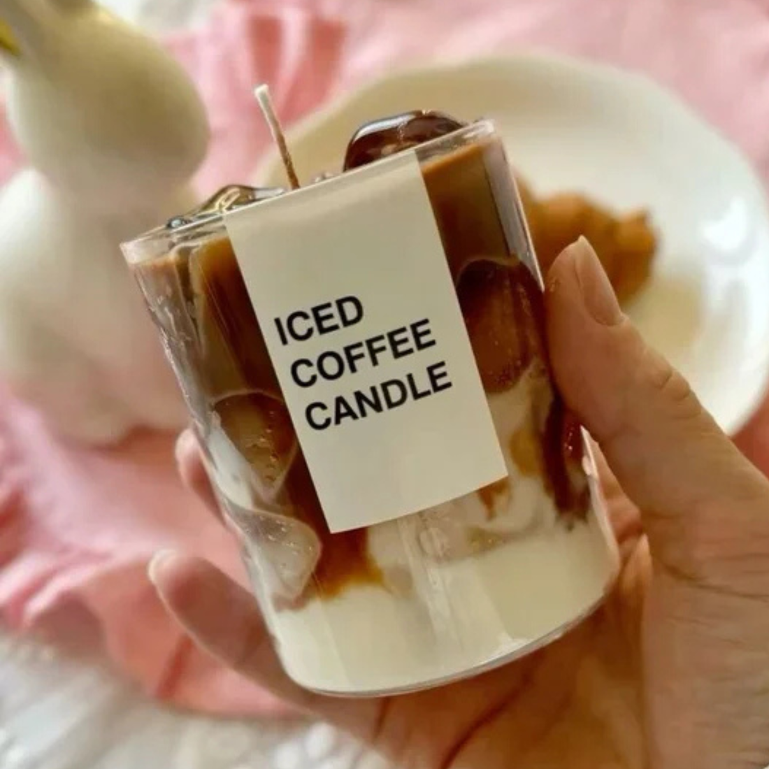 Iced Coffee Kerzen herstellen: Anleitung