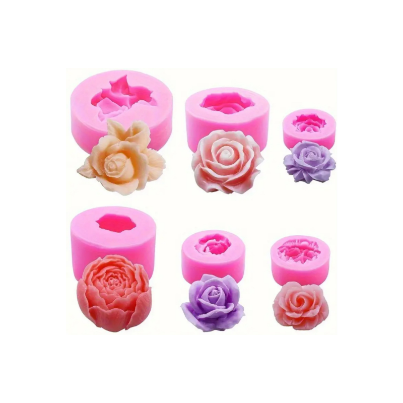Silikonformen | Rosen Set | Candle Cocktail®