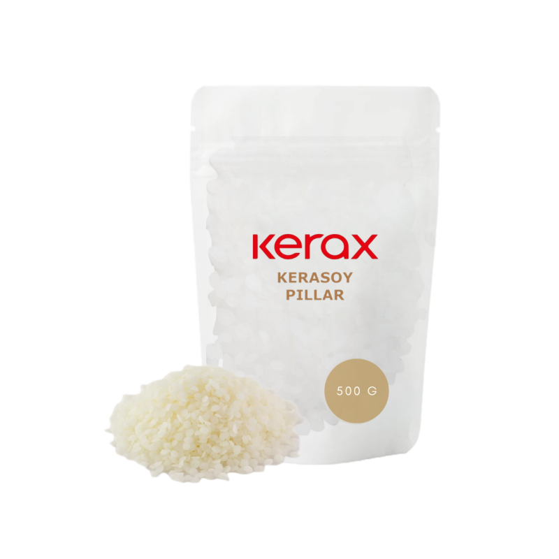 KeraSoy Pillar Wax 4120 | 500 G |  Sojawachs für Standkerzen