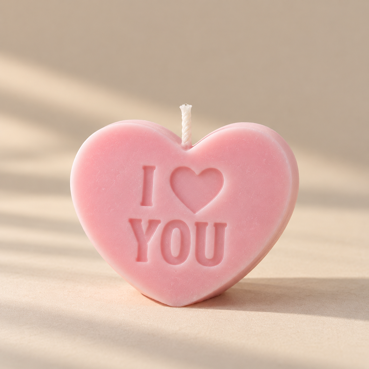 Kerzenform | Liebesbonbon Herz Love You | Candle Cocktail® | #116