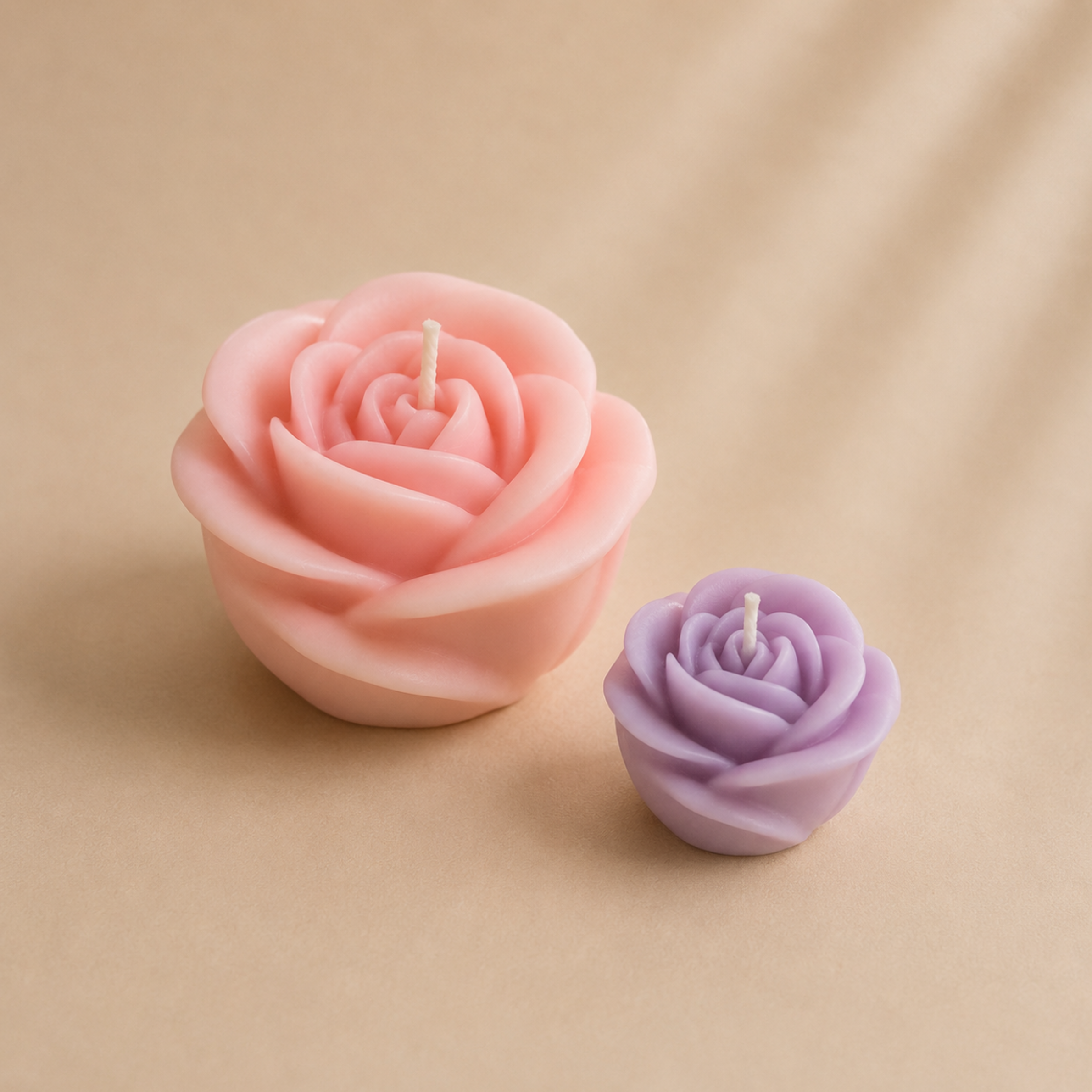 Kerzenform | Zarte Rose | Candle Cocktail® | #137 #138