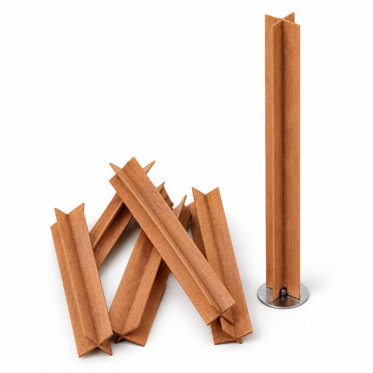 Holzdocht | X-Form | Inkl. Dochthalter | Candle Cocktail®