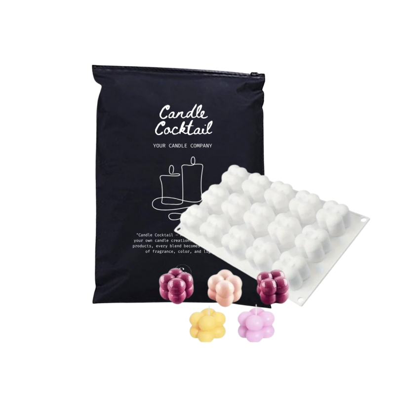 Kerzengießform | 14 × Mini Bubble Candle | Candle Cocktail®
