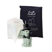 Kerzenform | Totenkopf-Herr | Candle Cocktail® | #141