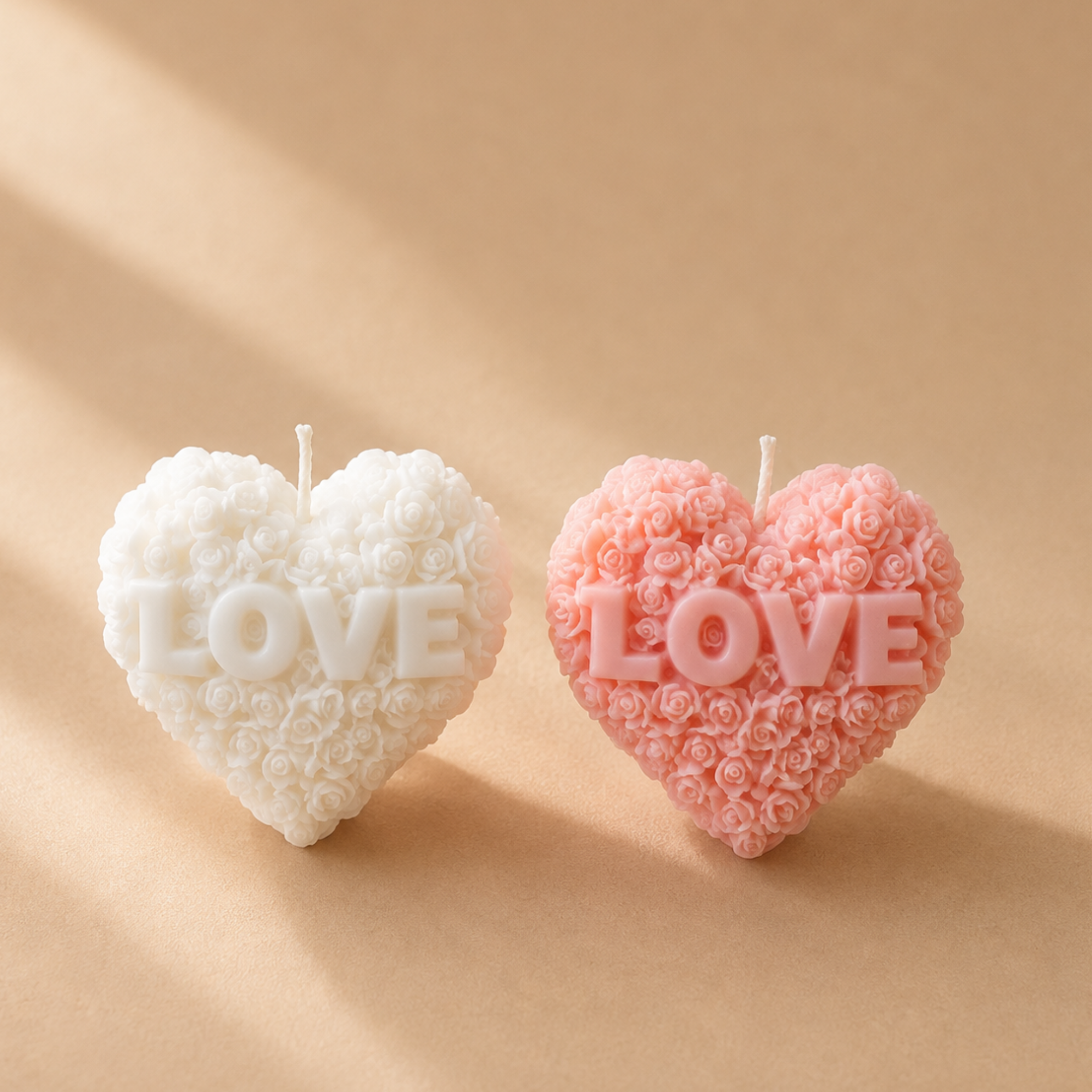 Kerzenform | LOVE | 8x8 cm | Candle Cocktail® | #157