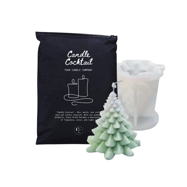 Silikonform | Tannenbaum | 8,2 x 8,5 cm | Candle Cocktail® | #17