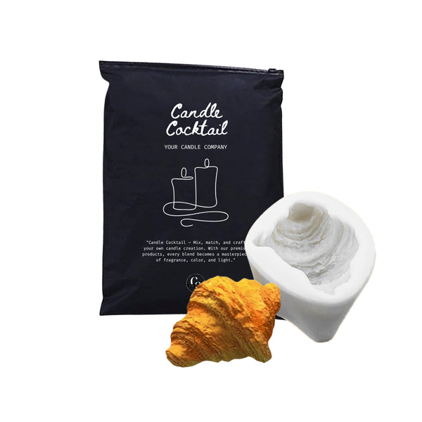Kerzenform | Großes Croissant | Candle Cocktail® | #171