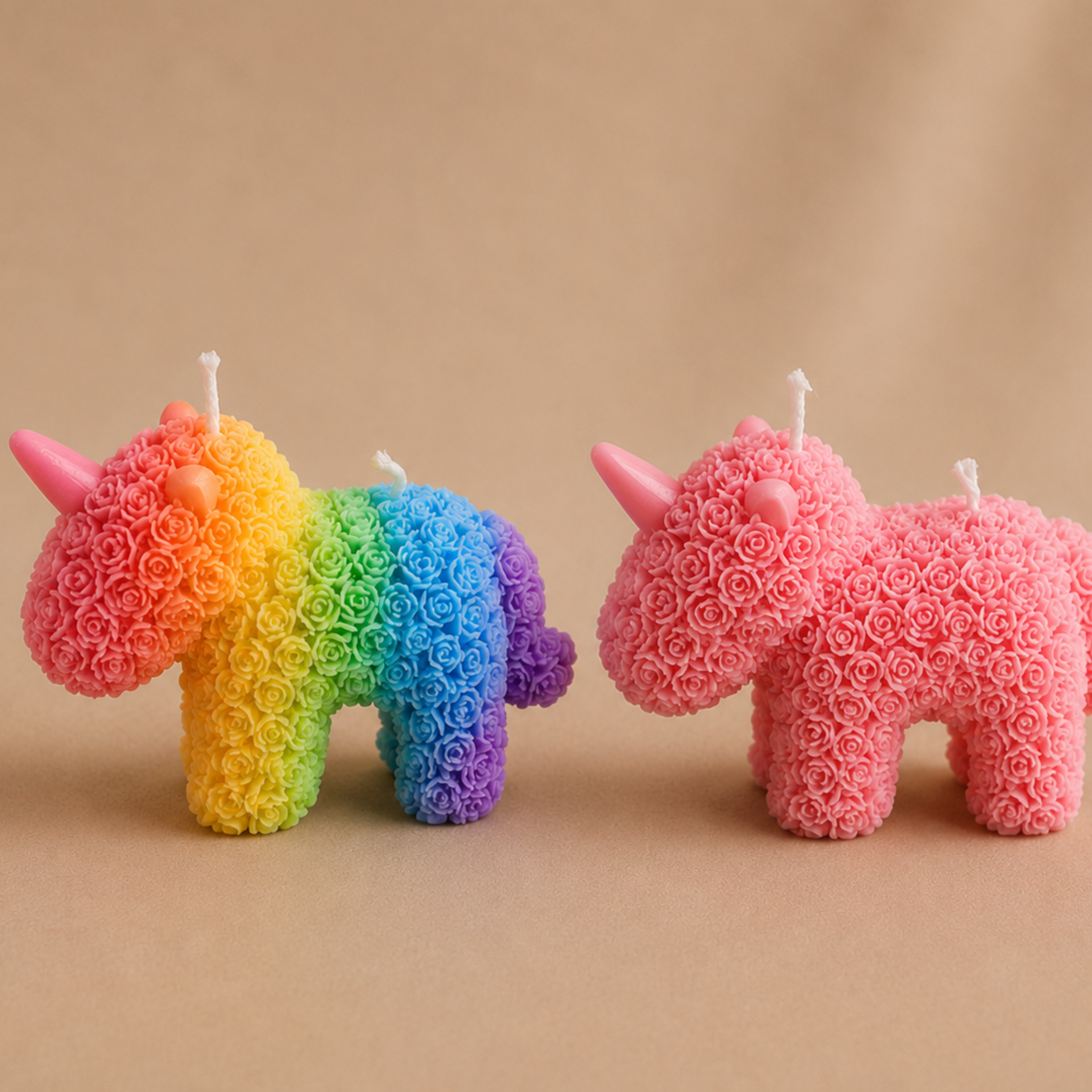 Kerzenform | Rosen-Einhorn | Candle Cocktail® | #186