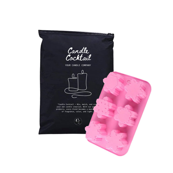 Silikonform | Schneeflocken-Matte | 17 x 25 cm | Candle Cocktail®