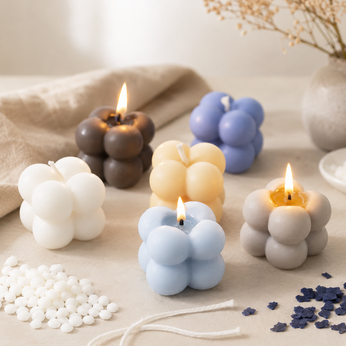 Kerzen selber machen XXL Set – Ultimatives komplettes DIY-Kerzen-Starterset