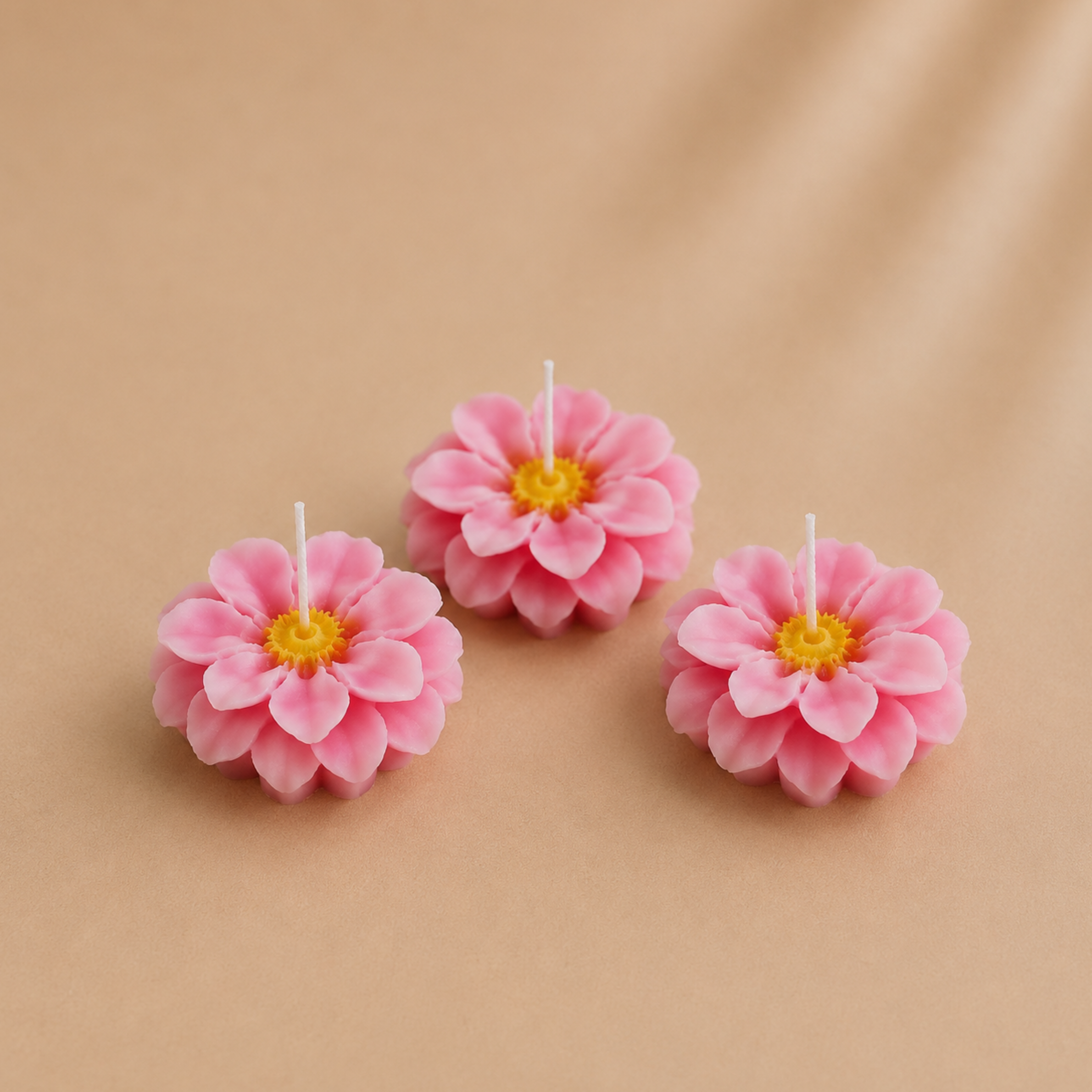 Silikonform | Blühende Blume | 7,5 x 7,5 cm | Candle Cocktail® | #21