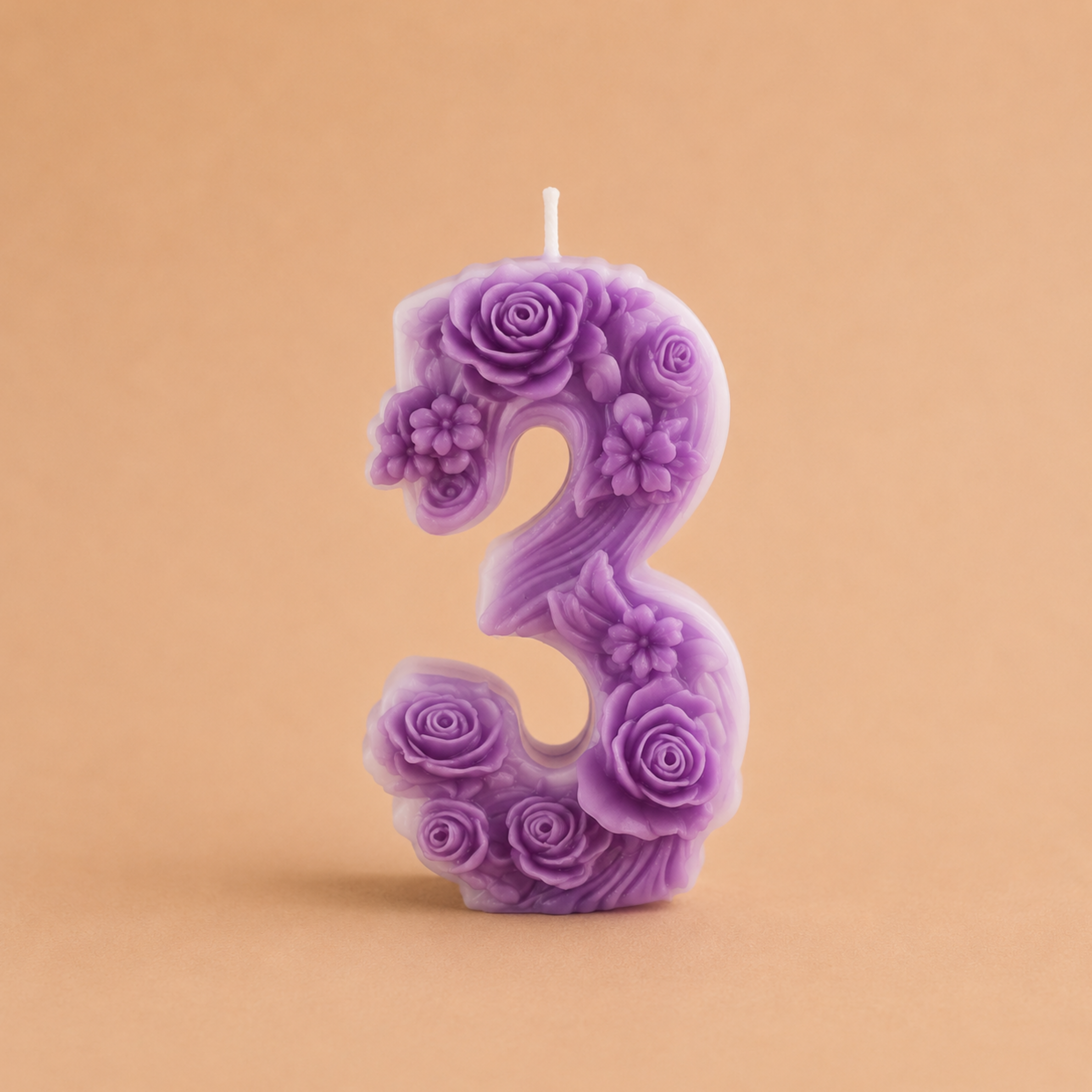 Kerzenform | Zahl 3 | Candle Cocktail® | #234