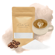 Candle Cocktail® Duft-Kerzensand | Kaffeeduft | Inkl. 8 Dochte | 400 G