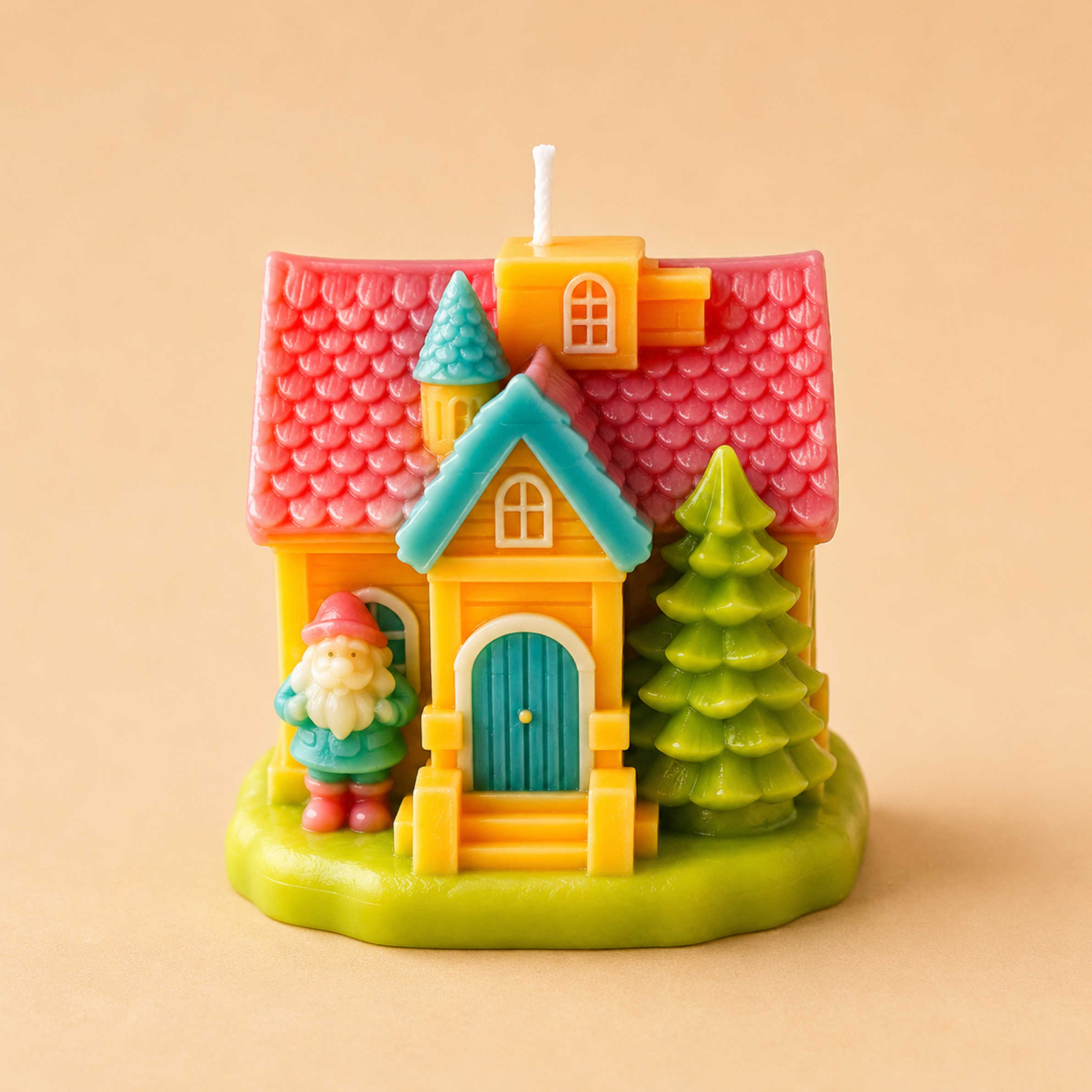 Kerzenform | Weihnachtshaus | Candle Cocktail® | #248
