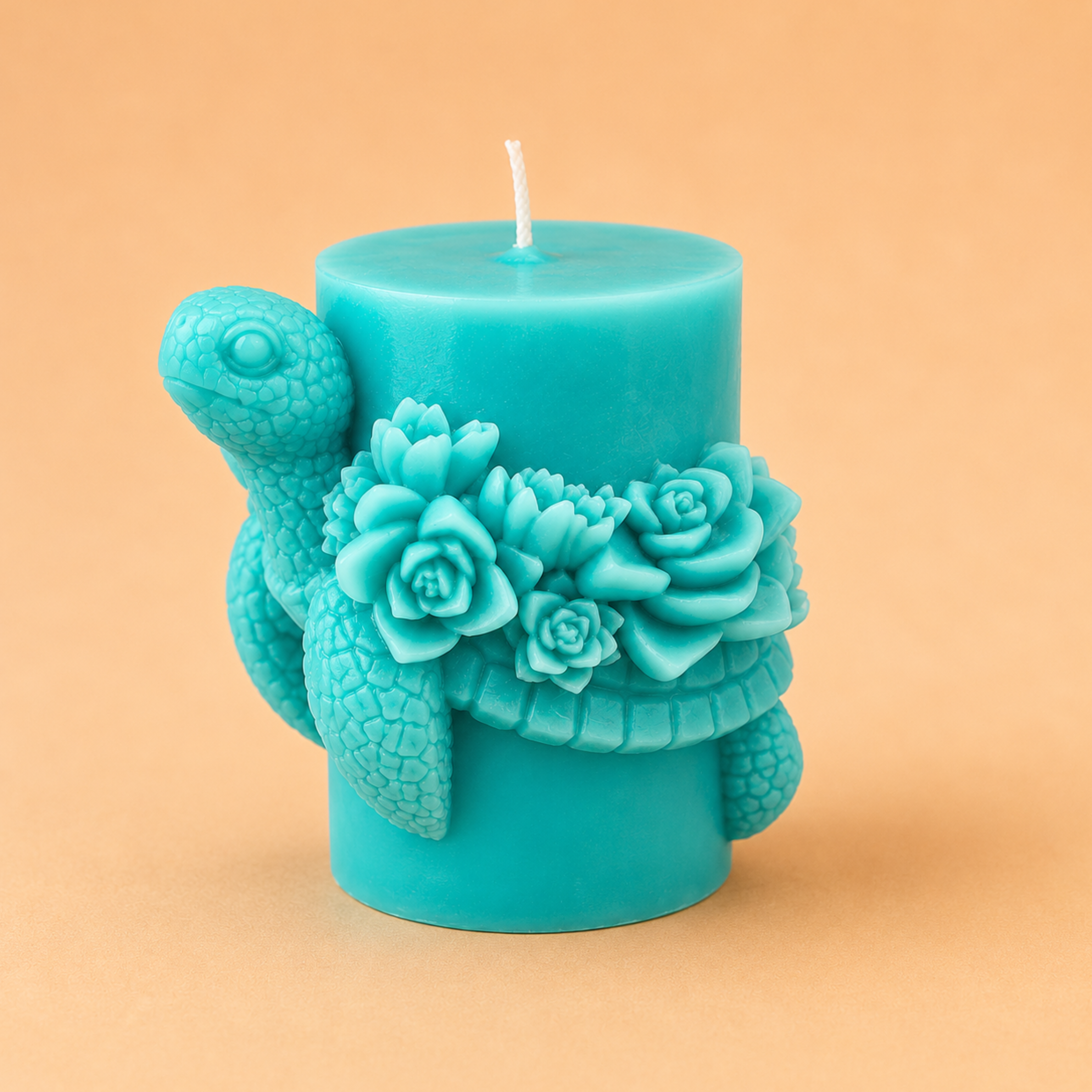 Kerzenform | Schildkröten-Stumpenkerze | Candle Cocktail® | #257