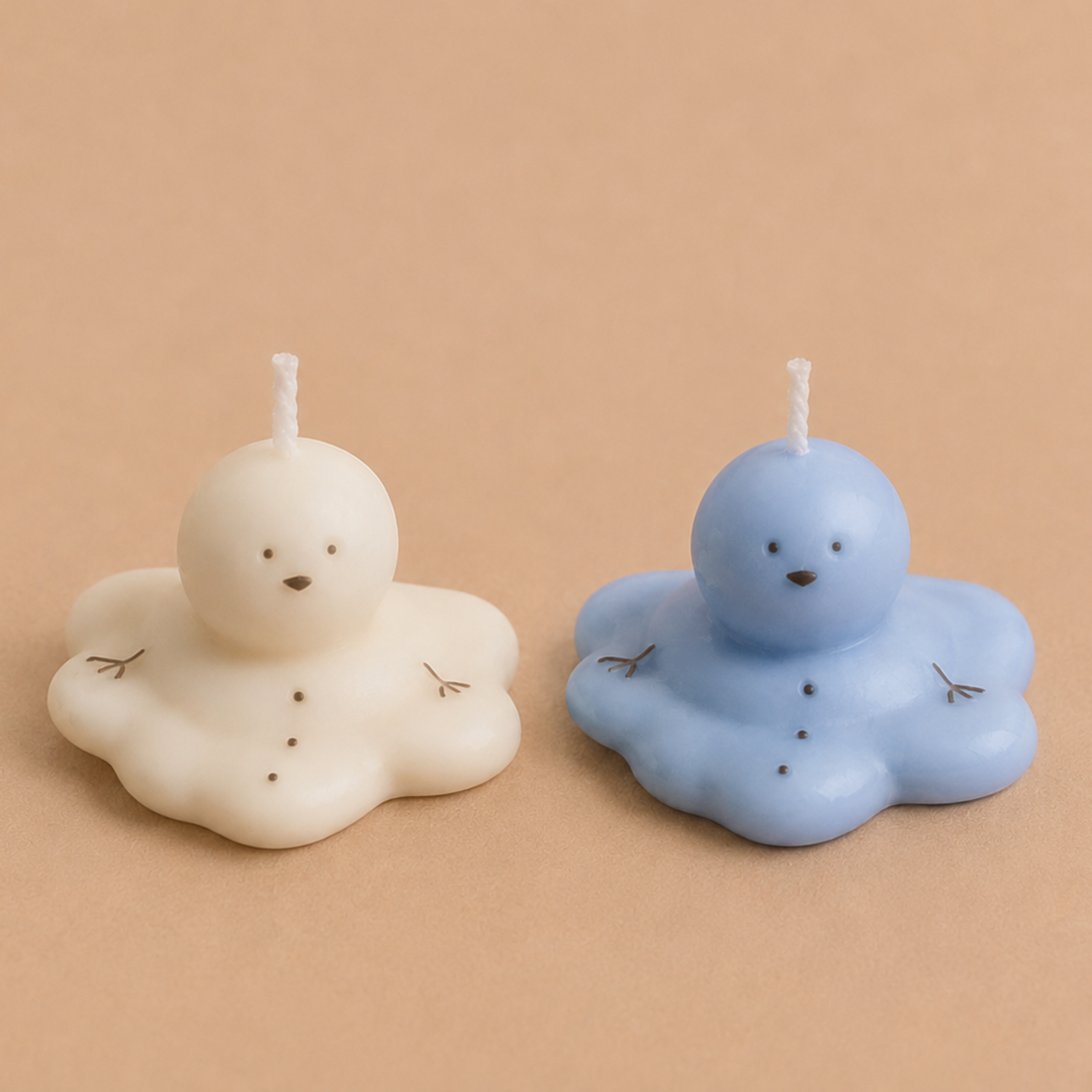 Silikonform | Geschmolzener Schneemann | 8,5 x 7,8 cm | Candle Cocktail® | #28