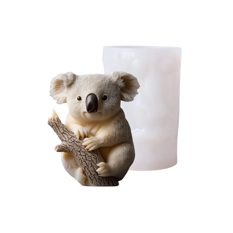 Silikonform | Realistischer Koala | 8x10 cm | Candle Cocktail® | #108