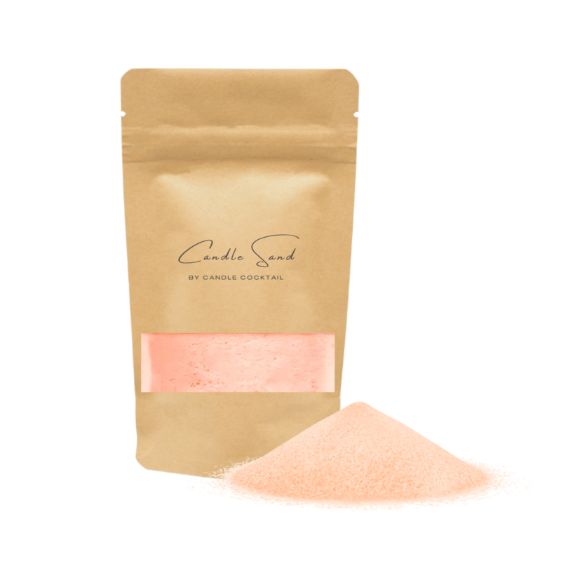 Candle Cocktail® | Kerzensand | Orange | 2,5 KG mit 40 Dochte
