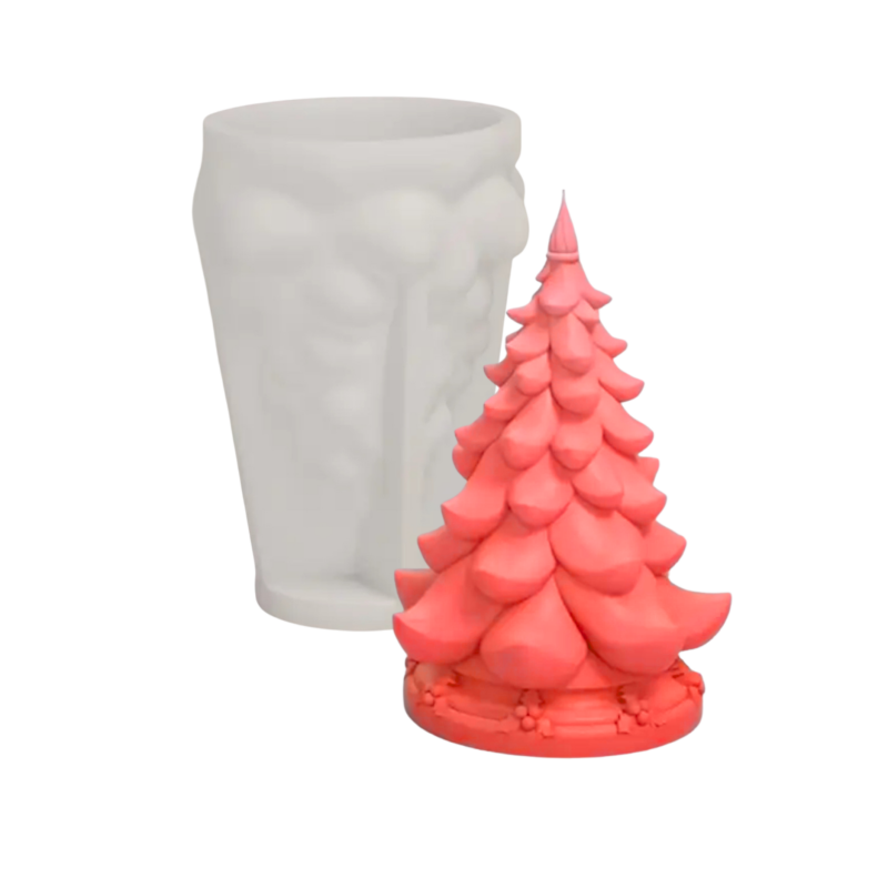 Kerzenform | Weihnachtsbaum mit Punkten | Candle Cocktail® | #70