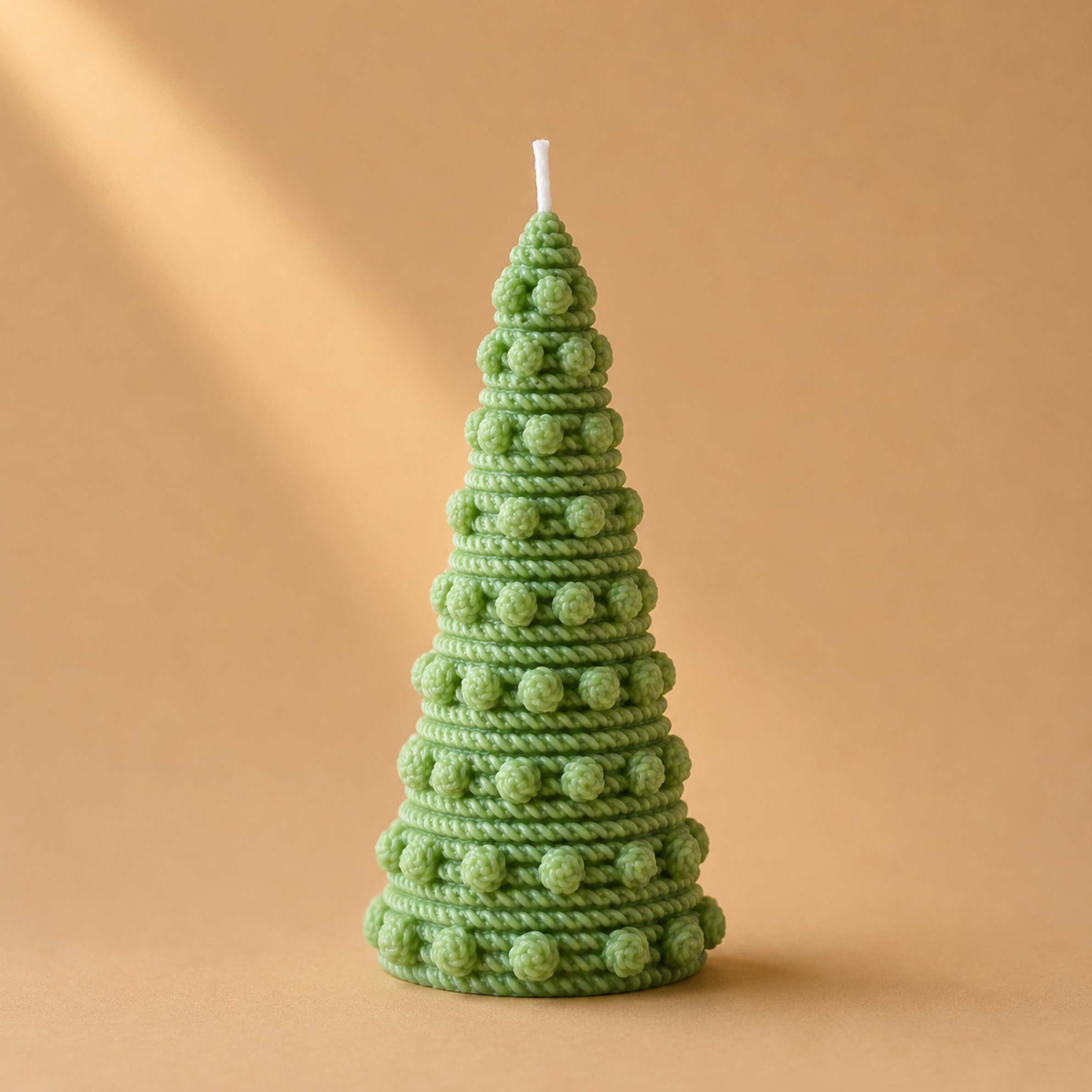 Kerzenform | Gestrickter Weihnachtsbaum | Candle Cocktail® | #367