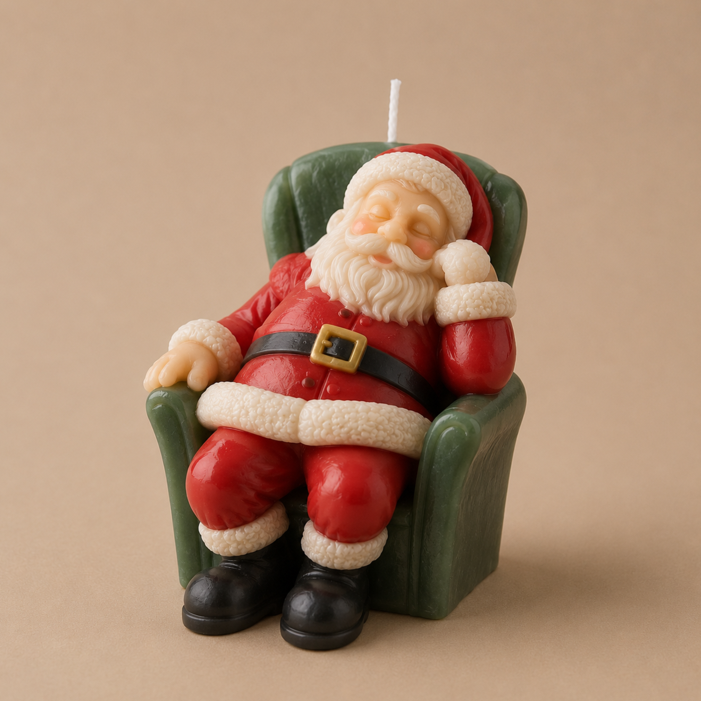 Kerzenform | Weihnachtsmann im Sessel XL | Candle Cocktail® | #377