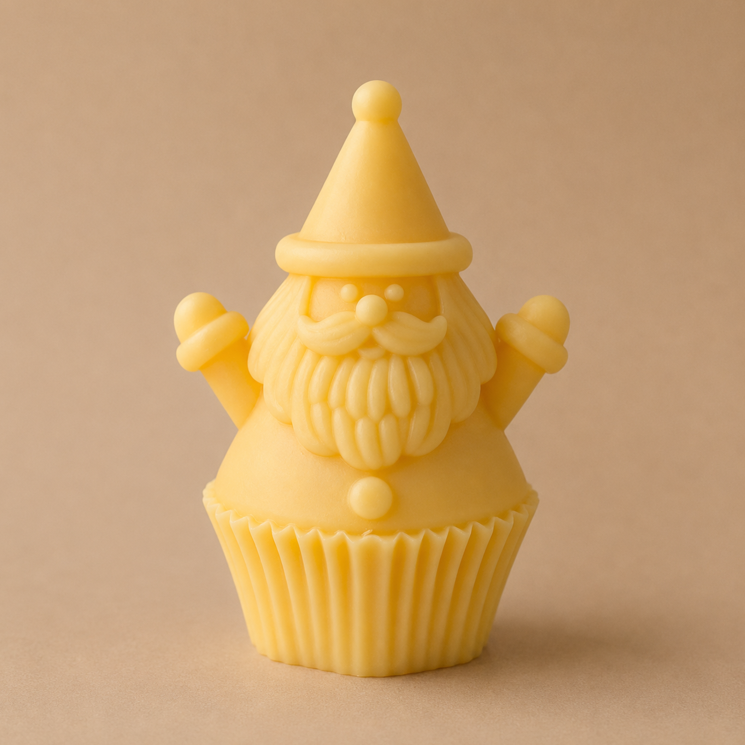 Kerzenform | Weihnachtsmann-Cupcake | Candle Cocktail® | #402