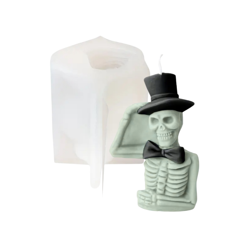 Kerzenform | Totenkopf-Herr | Candle Cocktail® | #141