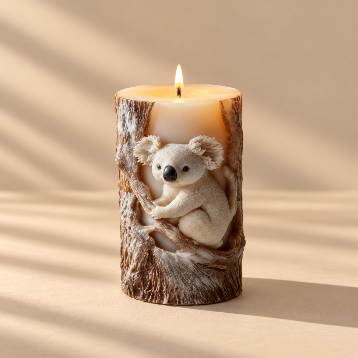 Silikonform | Koala Stumpenkerze | 8x10 cm | #51 | Candle Cocktail®