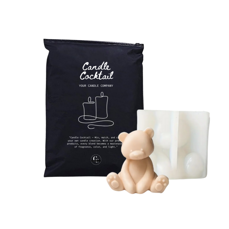 Kerzenform | Großer Teddybär | Candle Cocktail® | #25