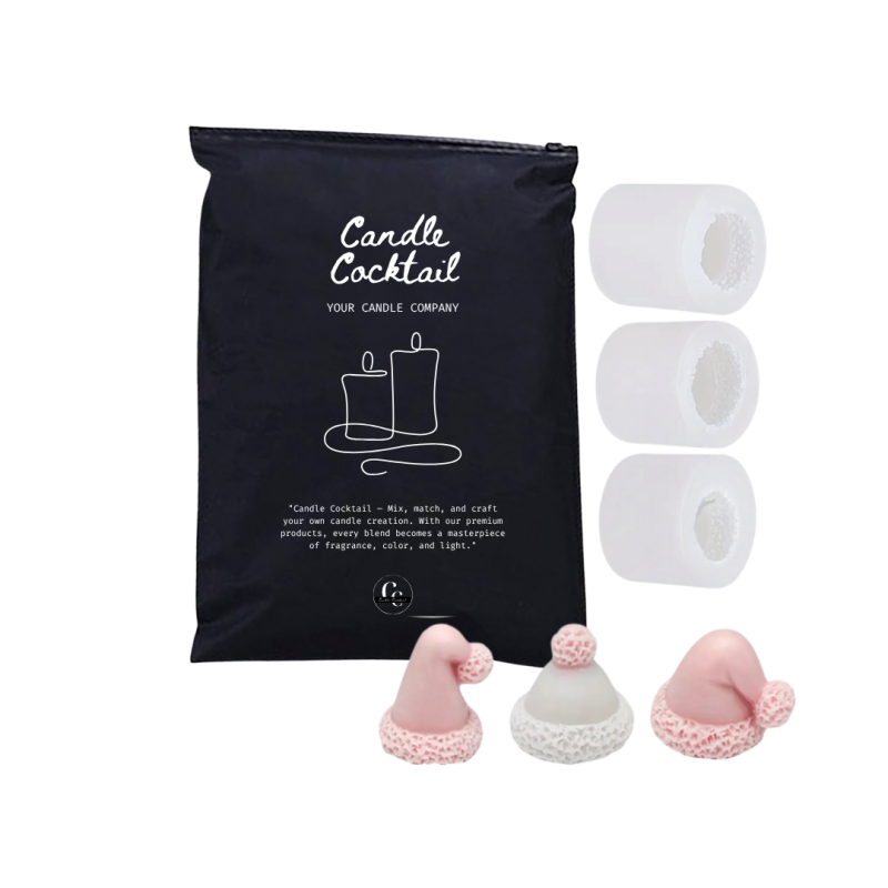Kerzenformen | Weihnachtsmützchen Set | Candle Cocktail® | #119