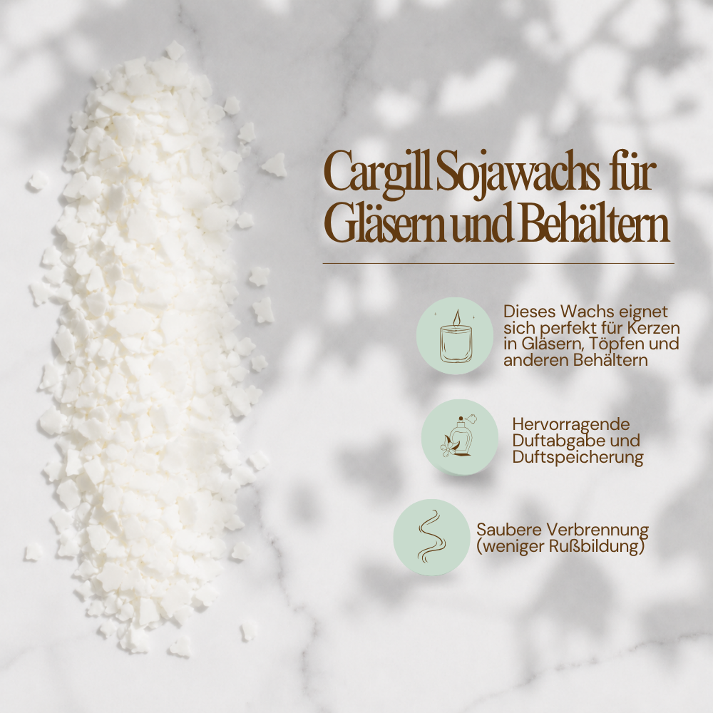 Probierpaket | 5 Arten von Kerzenwachs | Bitte geben Sie im Bemerkungsfeld an, welche 5 Sorten Sie erhalten möchten.
