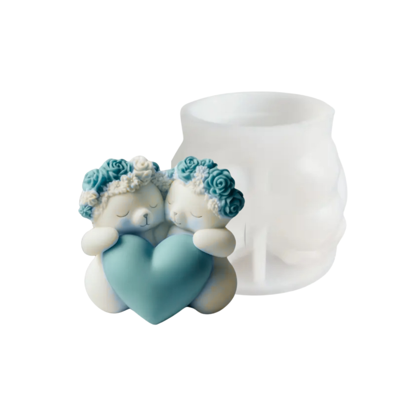 Silikonform | Schnuten | 9x10 cm | #115 | Candle Cocktail®