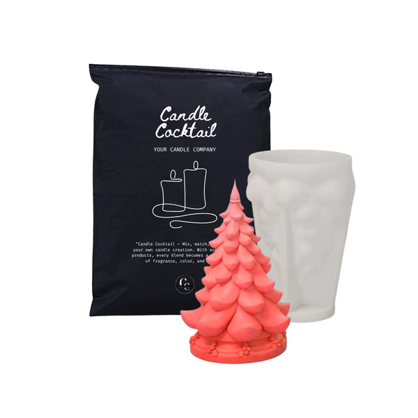 Kerzenform | Weihnachtsbaum mit Punkten | Candle Cocktail® | #70