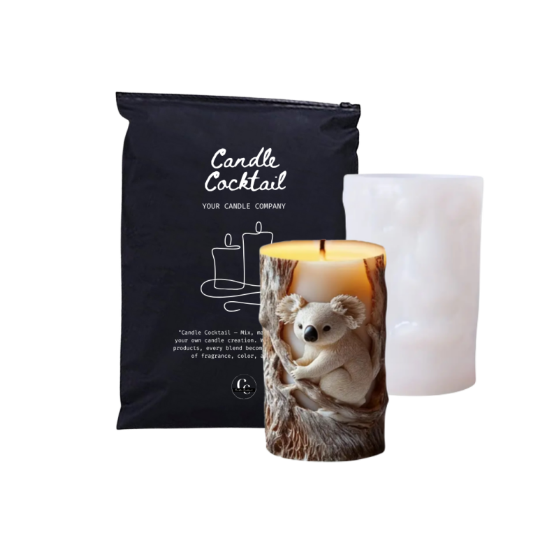 Kerzenform | Koala-Stumpen | Candle Cocktail® | #51
