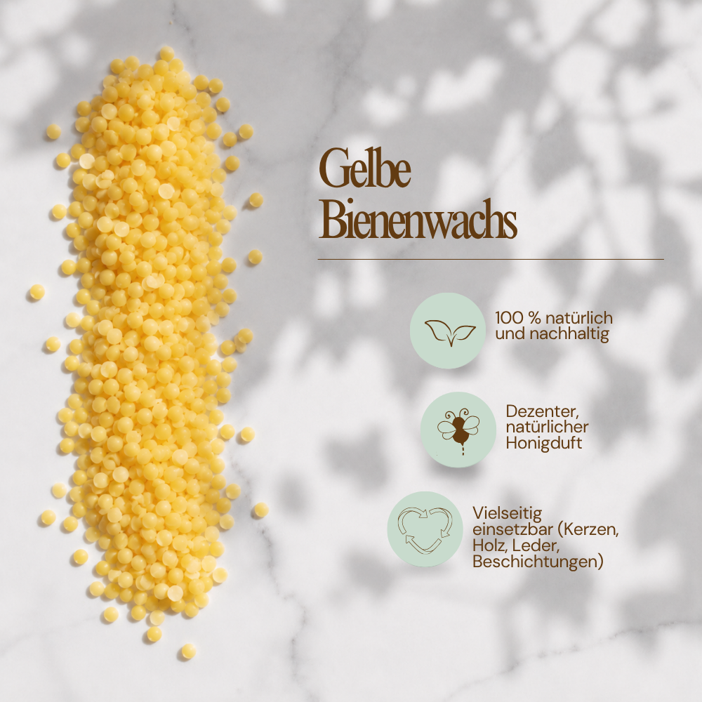 Bienenwachs | 5 KG | Ökologisches Kerzenwachs | Candle Cocktail®