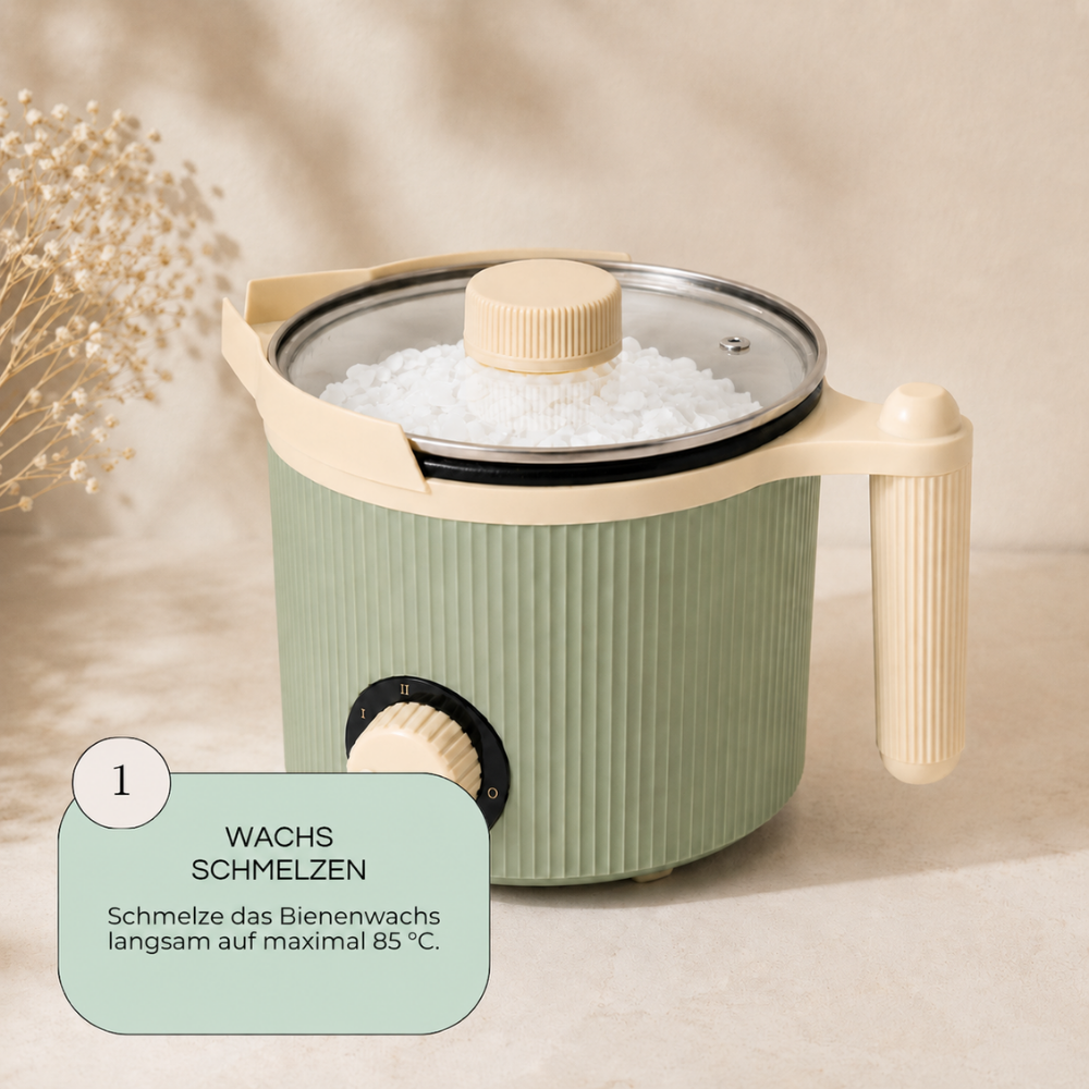 Weiße Bienenwachs | 100% Rein | Candle Cocktail®