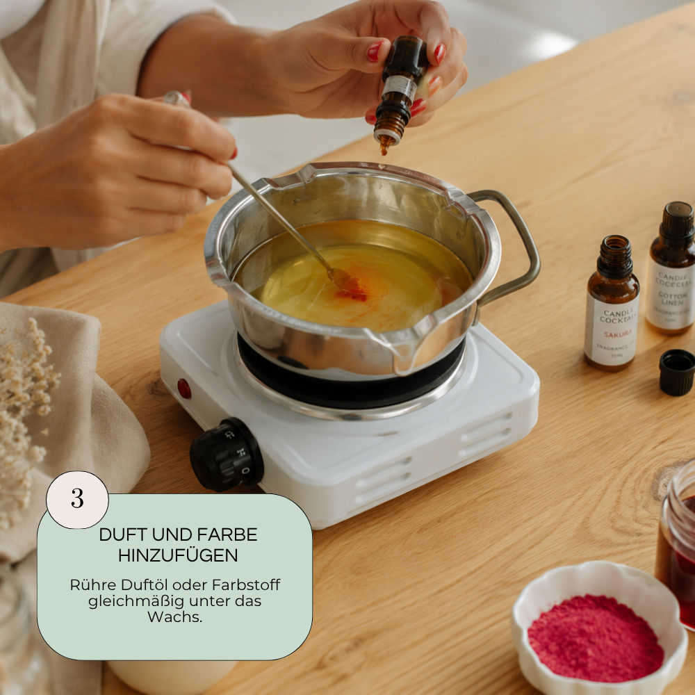 Weiße Bienenwachs | 100% Rein | Candle Cocktail®
