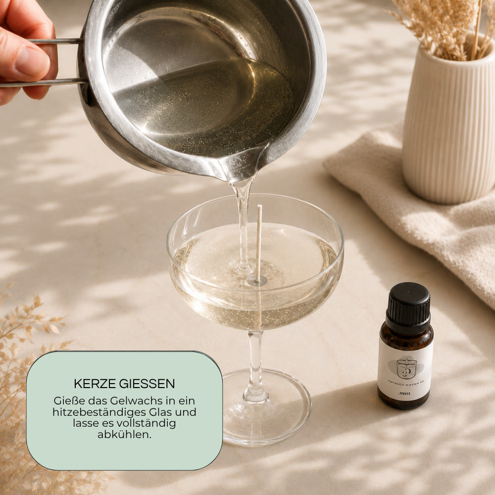 Gelwachs | Transparent | Candle Cocktail® | 500 G