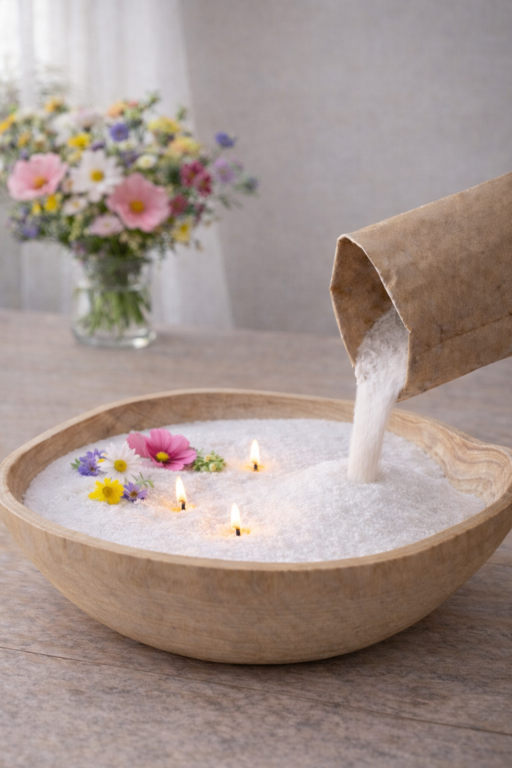 Candle Cocktail® Duft-Kerzensand | Blumenfelder | Inkl. Dochte