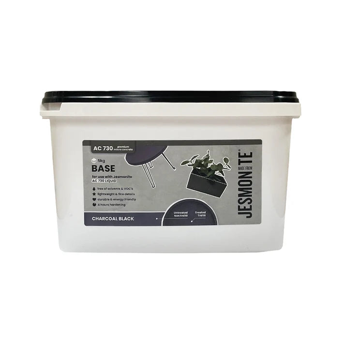 Jesmonite AC730 Base Charcoal Black 5 KG | Schwarze Mineralbasis