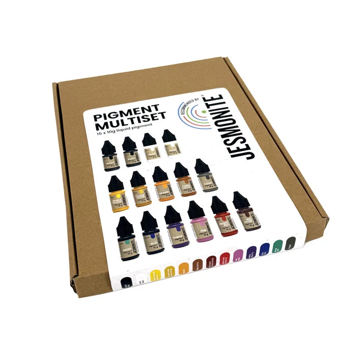 Jesmonite Pigment Set | 15 Farben à 10 g in Box