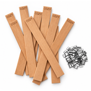 Holzdocht | Extra Dick | COZY | 13 x 120 mm | Inkl. Dochthalter | Candle Cocktail®