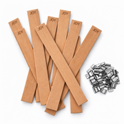 Holzdocht | Extra Dick | JOY | 13 x 120 mm | Inkl. Dochthalter | Candle Cocktail®