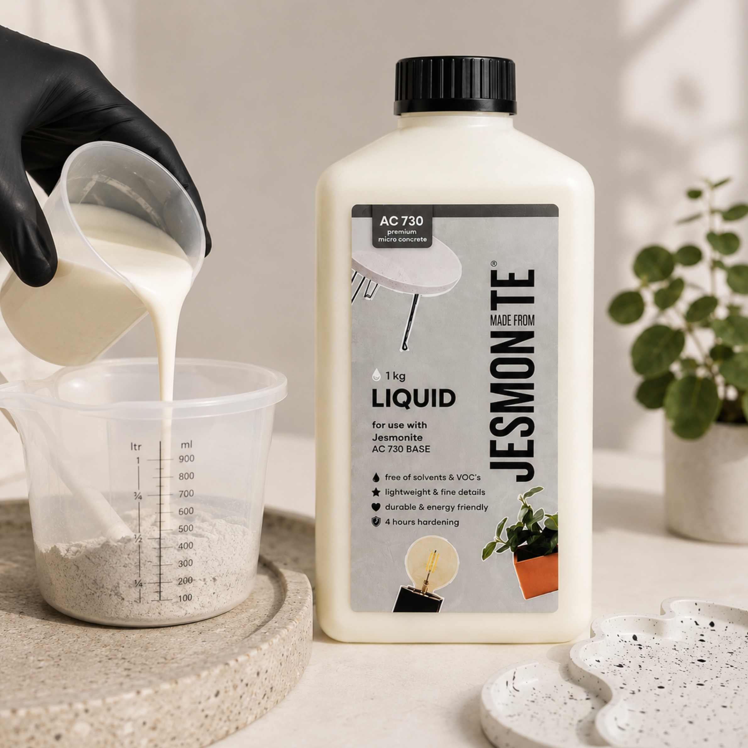 Jesmonite AC730 Liquid 1 KG | Flüssigkomponente für Jesmonite AC730